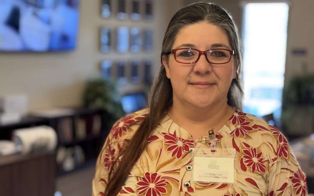 Meet Julie, creating a fun and engaging experience for our residents, patients, and families